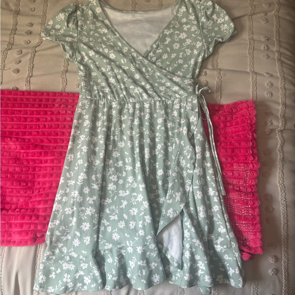 green summer dress
